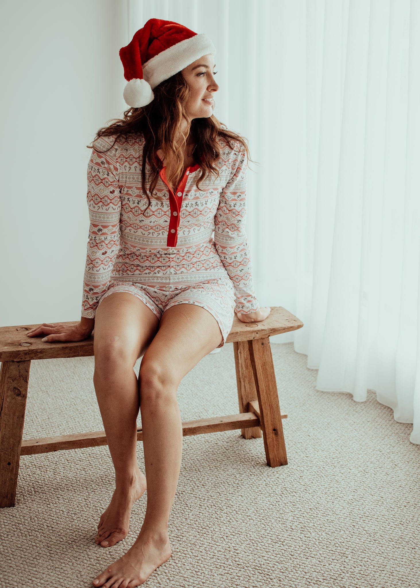 Fair Isle Ladies Christmas Romper