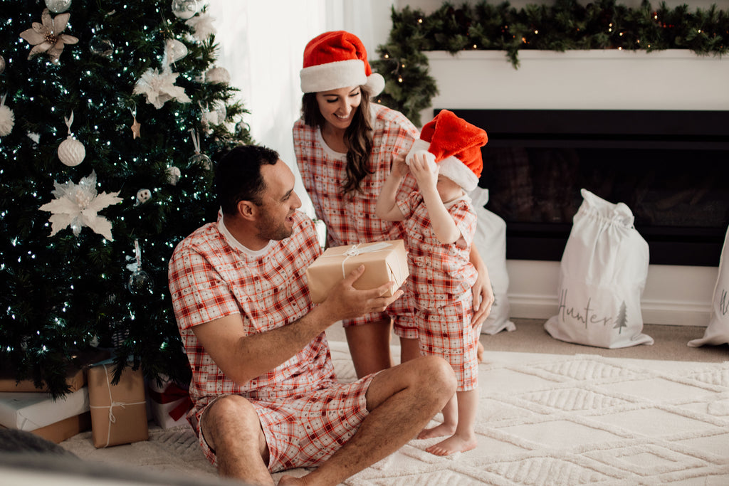 Plaid Ladies Tshirt and short set